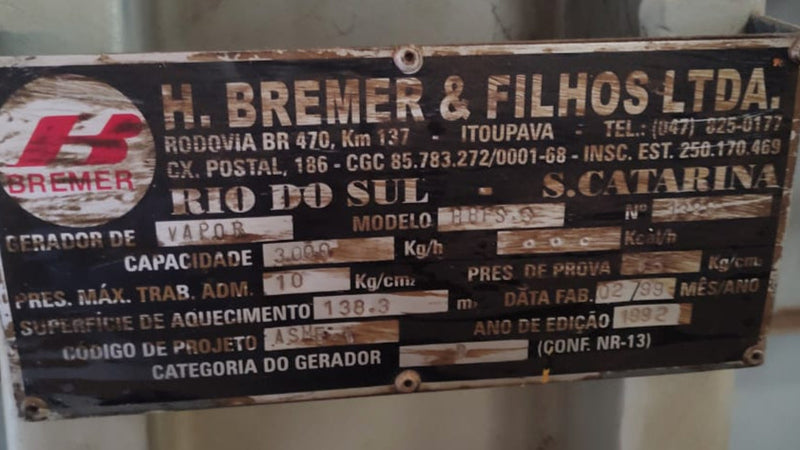 CALDEIRA LENHA 3.000 KG