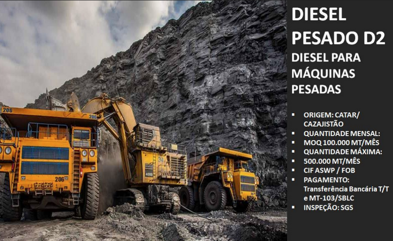DIESEL PESADO D2 – (CIF ASWP / FOB)