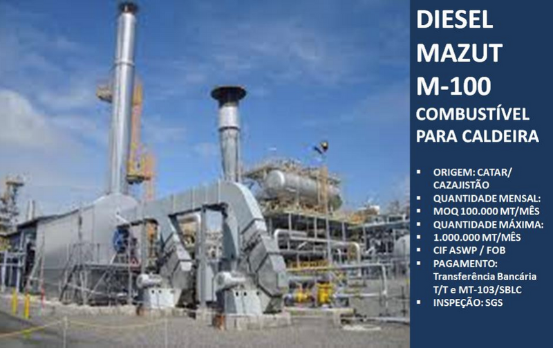 ÓLEO COMBUSTÍVEL PARA CALDEIRAS - DIESEL MAZUT M-100