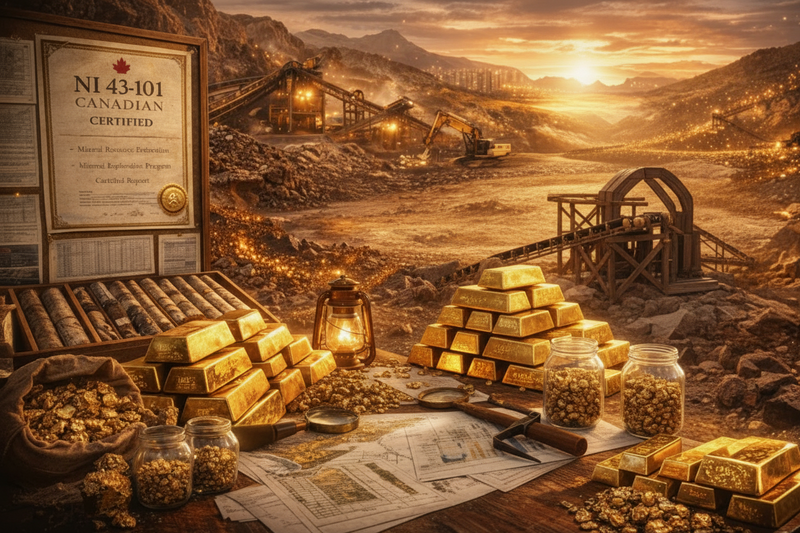 MINERADORA DE OURO (AU) EM OPERAÇÃO