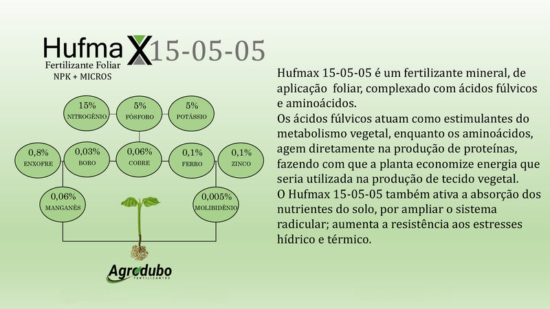 FERTILIZANTE MINERAL PASTAGEM HUFMAN, SP