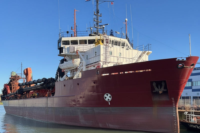 DRAGA DE SUCÇÃO E RECALQUE COM HOPPER 2.750 M3