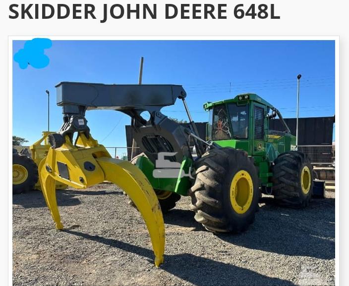 SKIDDER JOHN DEERE 648L, 2016