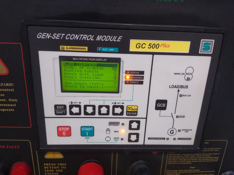 GERADOR KOMATSU 500 Kva, 645h, SP