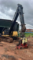 ESCAVADEIRA  PC CAT320D FM, 2013  + CABEÇOTE MULTIFUNCIONAL - GOIAIS