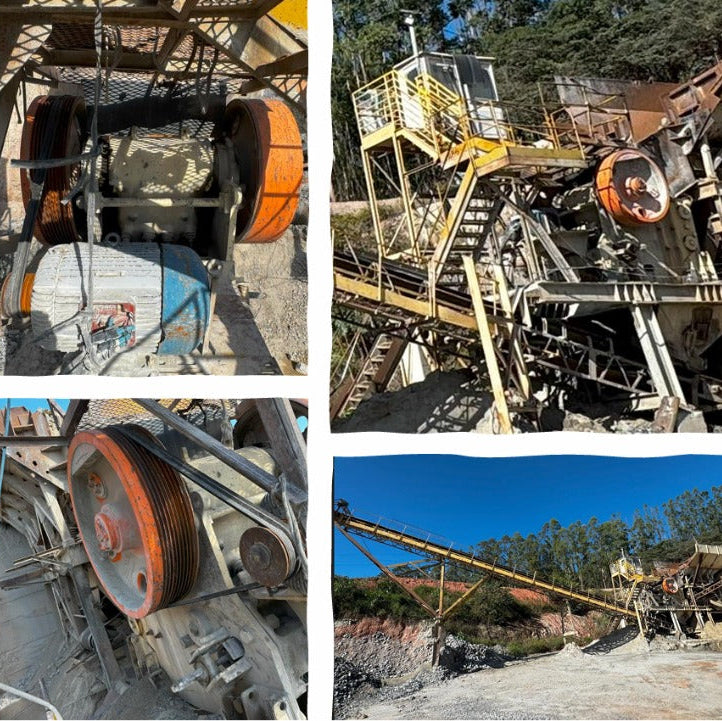 BRITADOR  FIXO  300T  /  BRITAGEM COMPLETA – METSO C110
