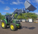 TRATOR JOHN DEERE 6110J COM CONCHA E CONJ BALDAN – ANO 2015 – SP